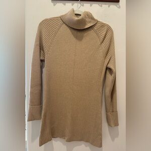 White House Black Market tunic length turtleneck sweater